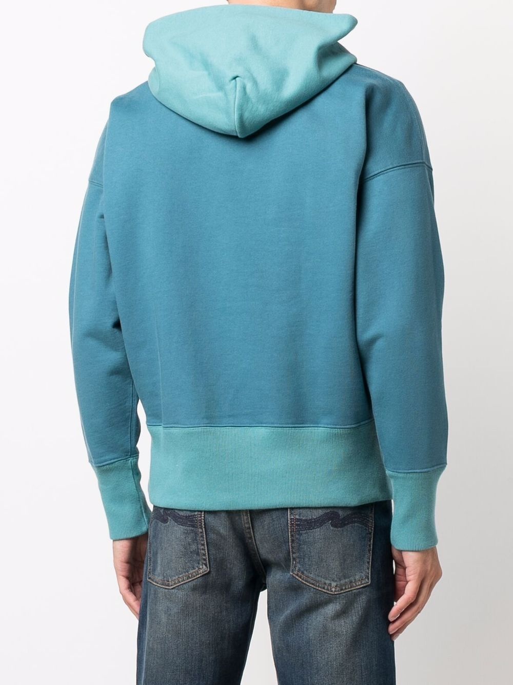 contrast details hoodie - 4