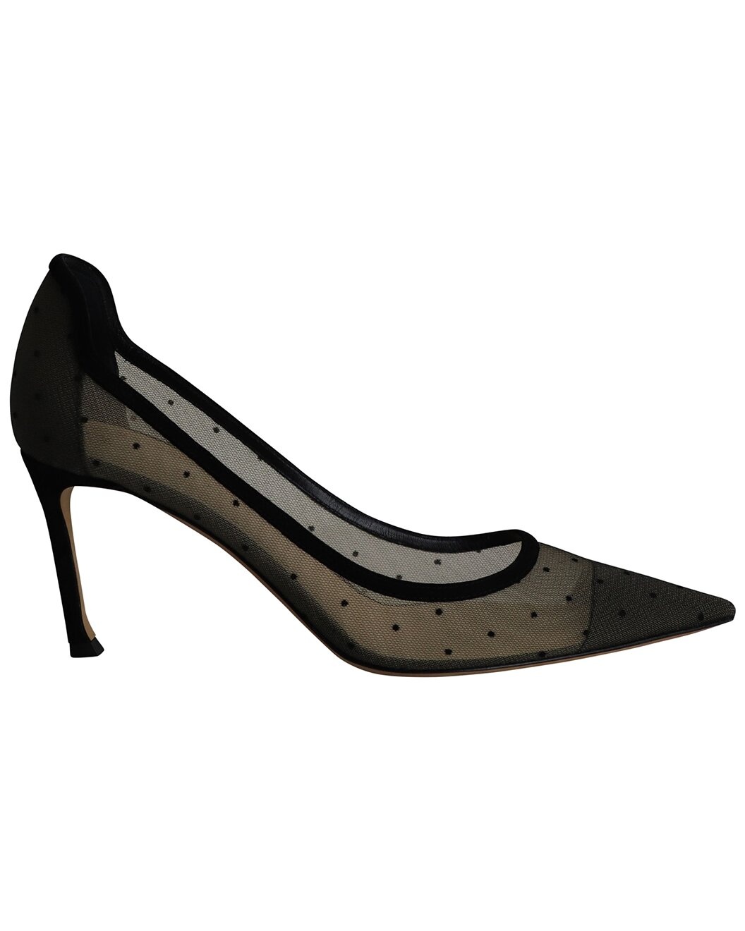 Dior Polyester D-Moi Polka Dot Mesh Pump (Authentic Pre-Loved) - 2