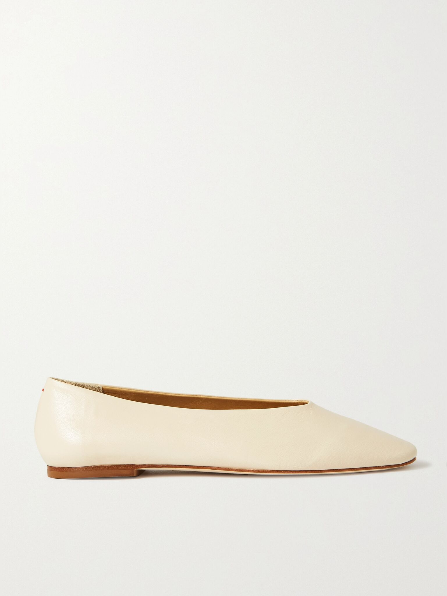 Kirsten leather ballet flats Cream - 1