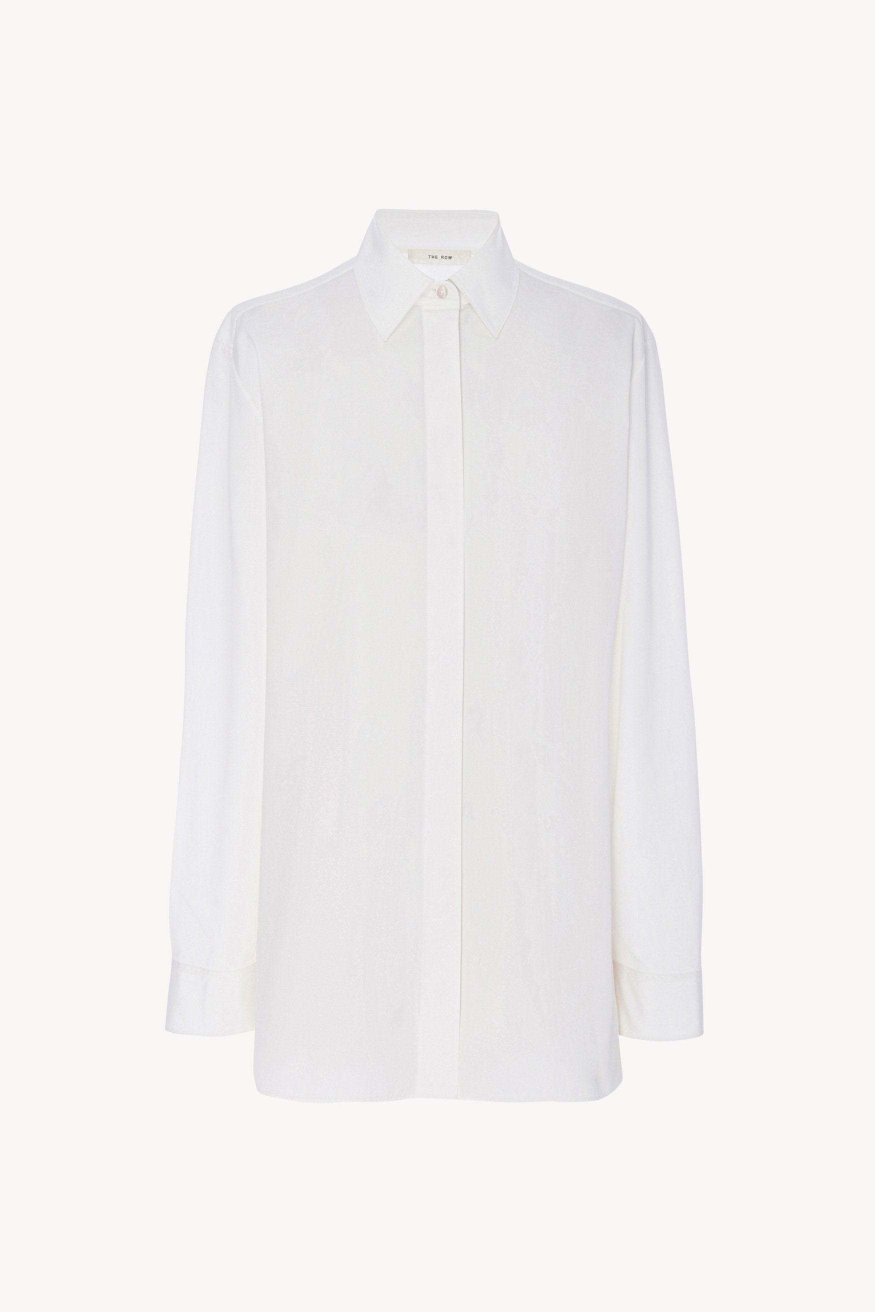 The Row Big Sisea Shirt in Cotton Poplin | REVERSIBLE