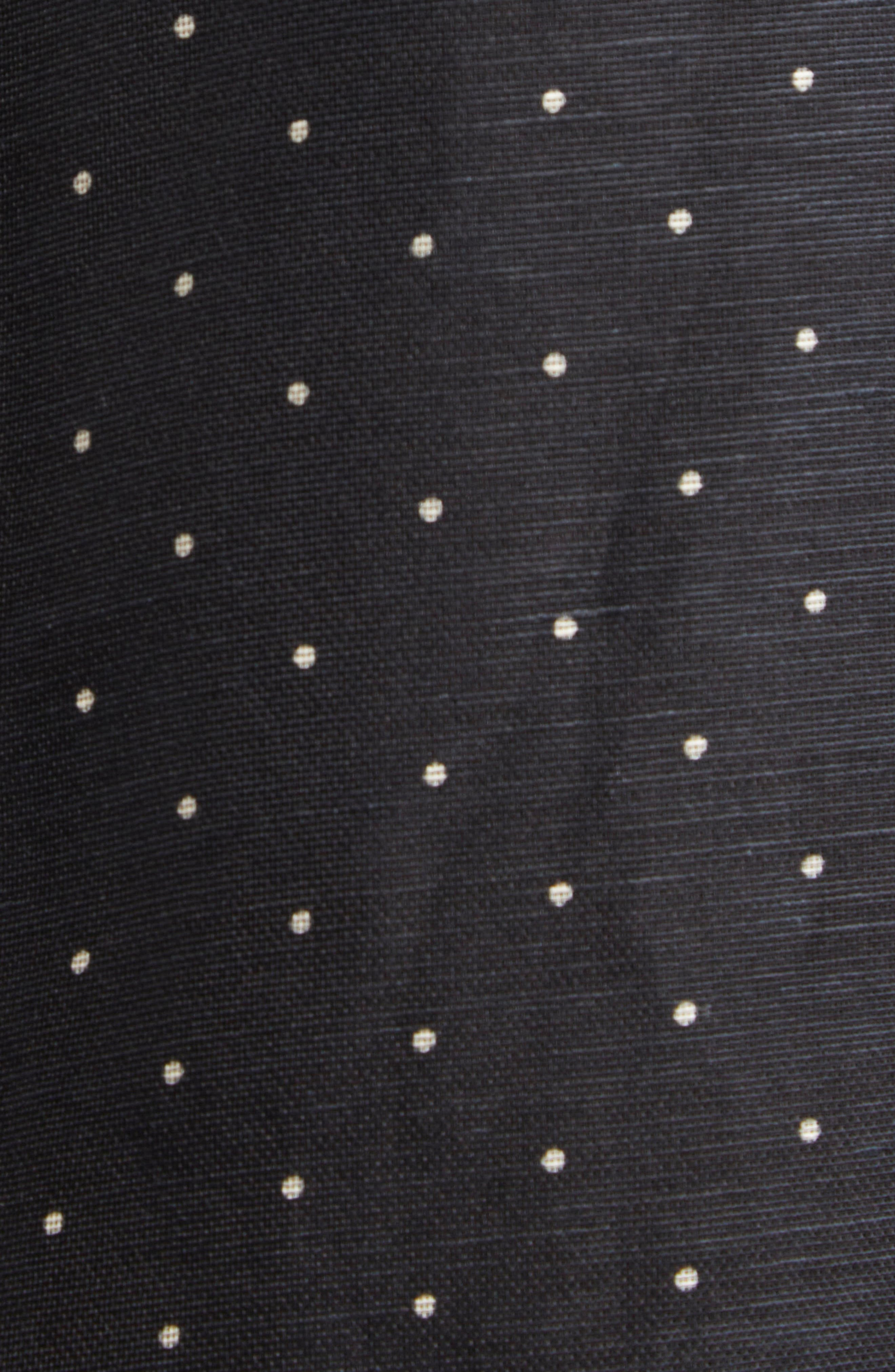 Zimmermann Dream Polka Dot Long Sleeve Pussy Bow Minidress in Black Dot at Nordstrom - 6