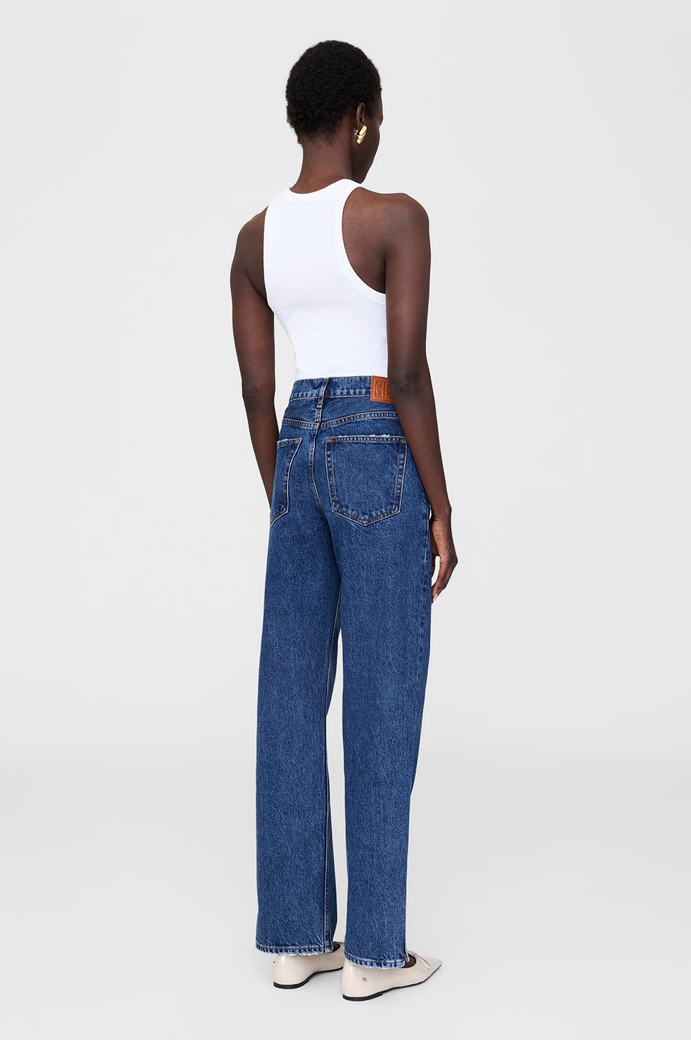 Roy Jean 31" - Clean Indigo Denim - 3