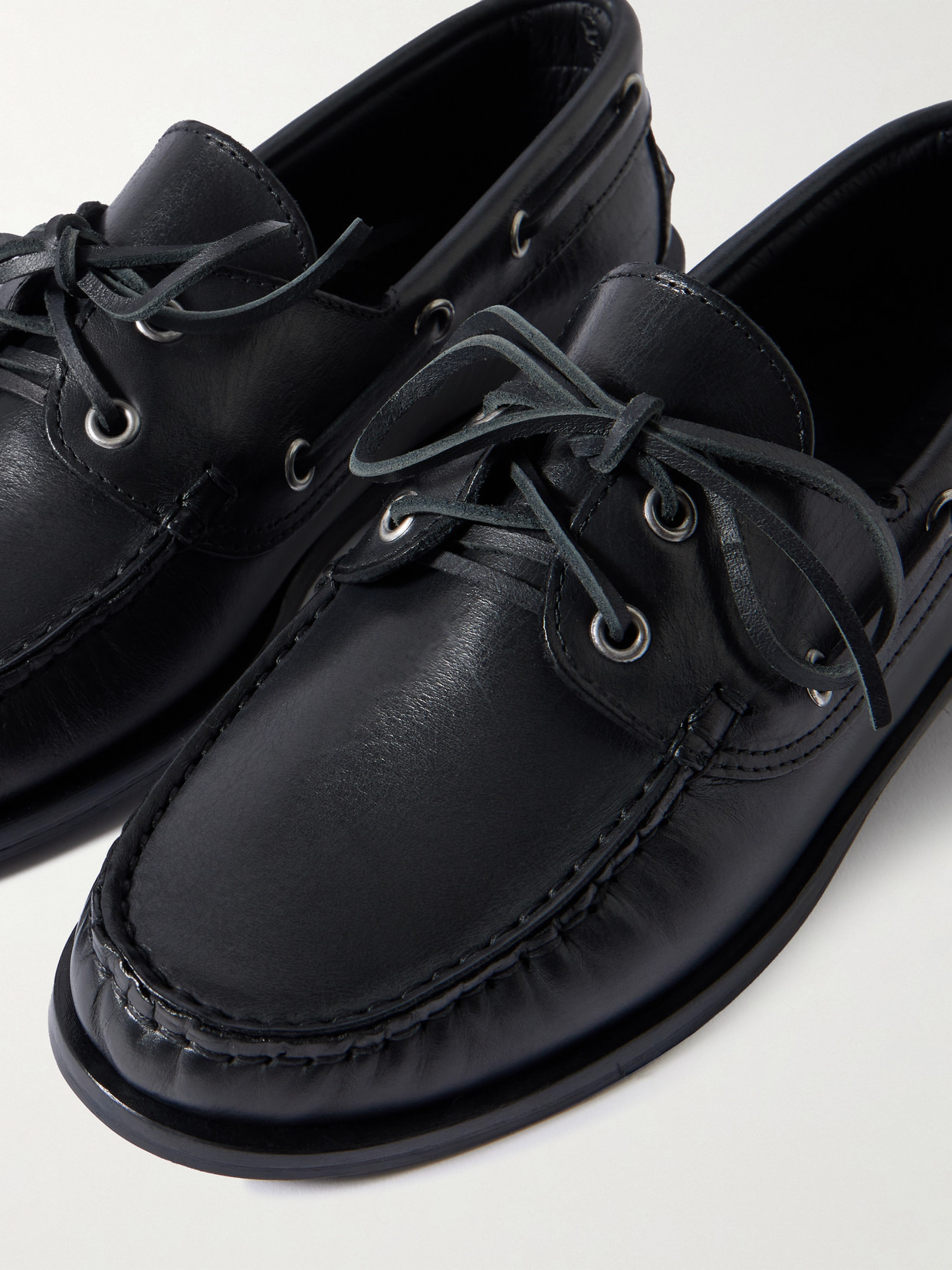 Harris Leather Boat Shoes - 4