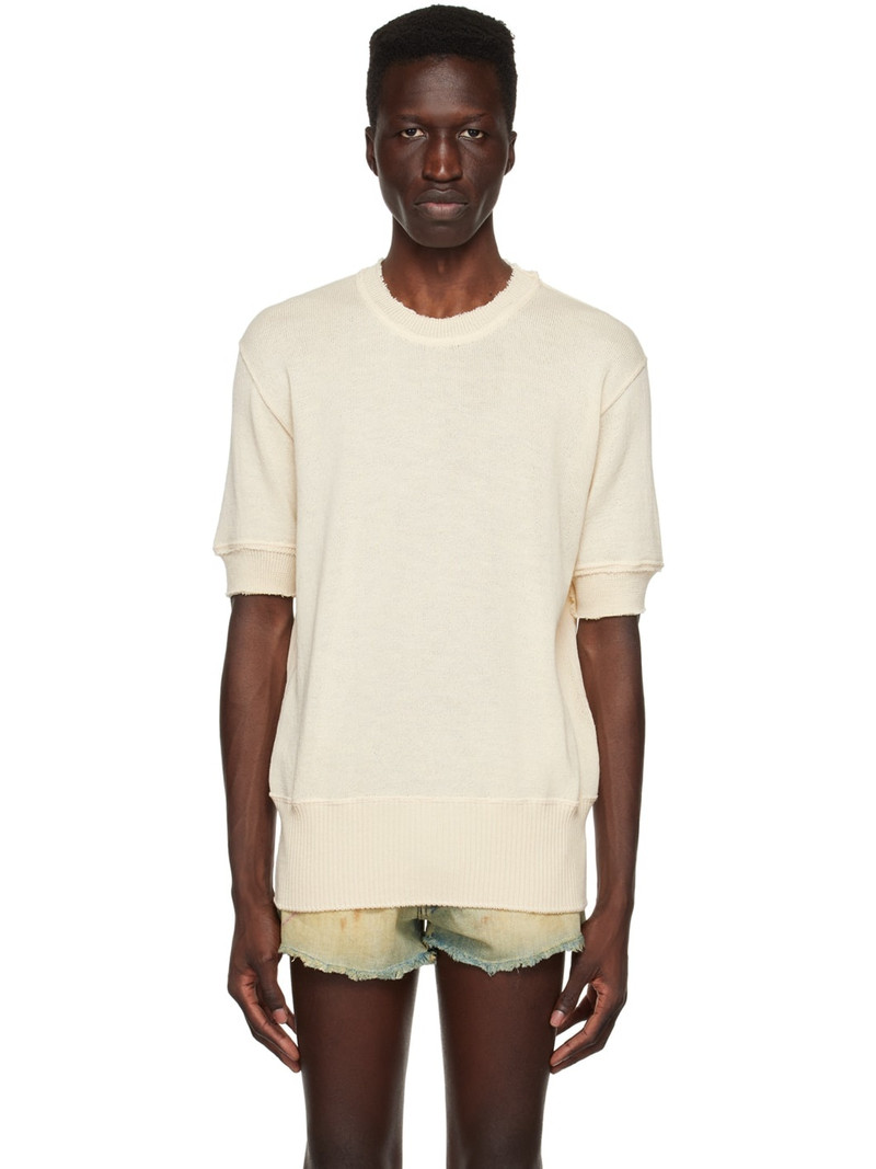 Off-White Distressed T-Shirt - 1
