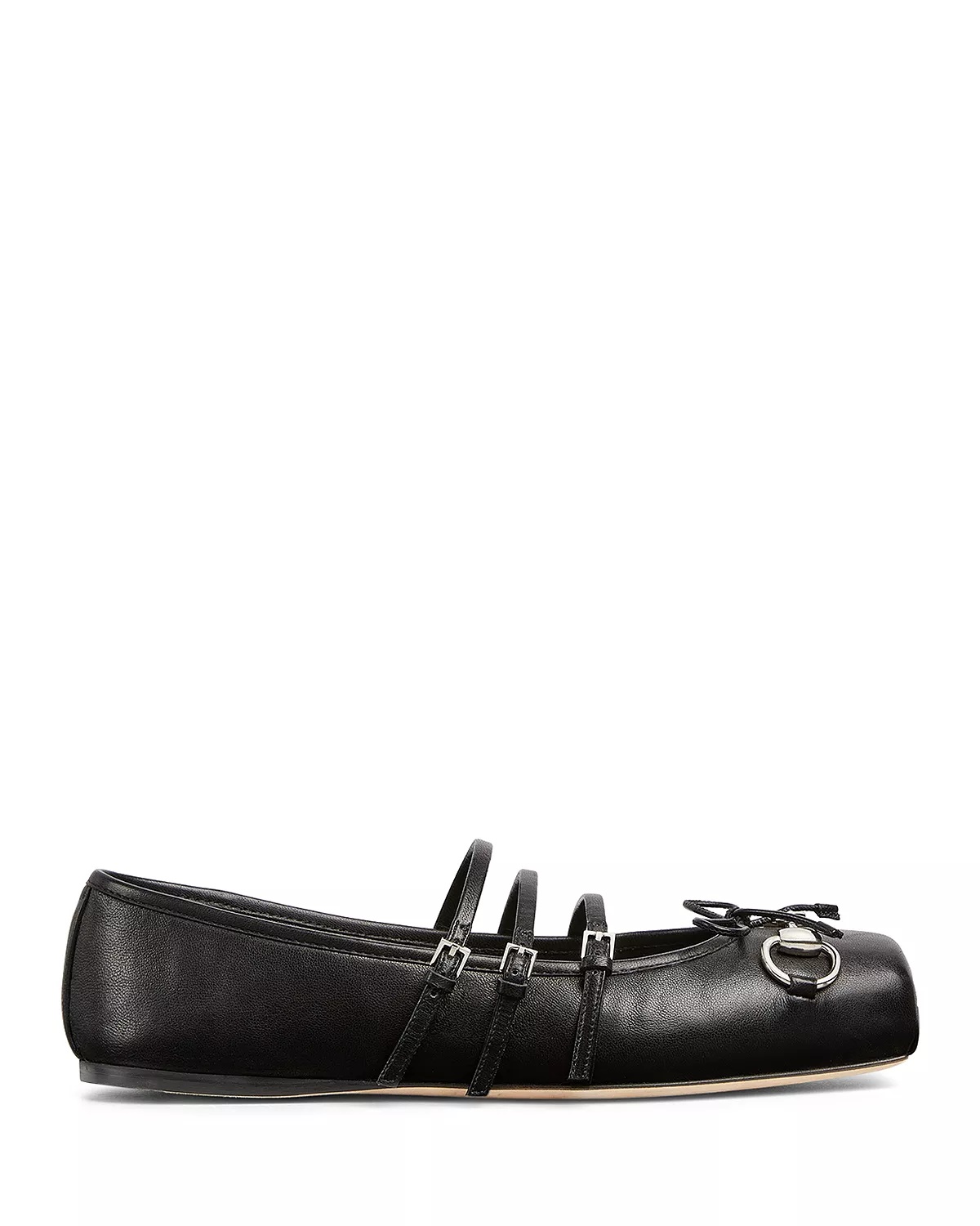 Women's Horsebit Buckled Flats - 2