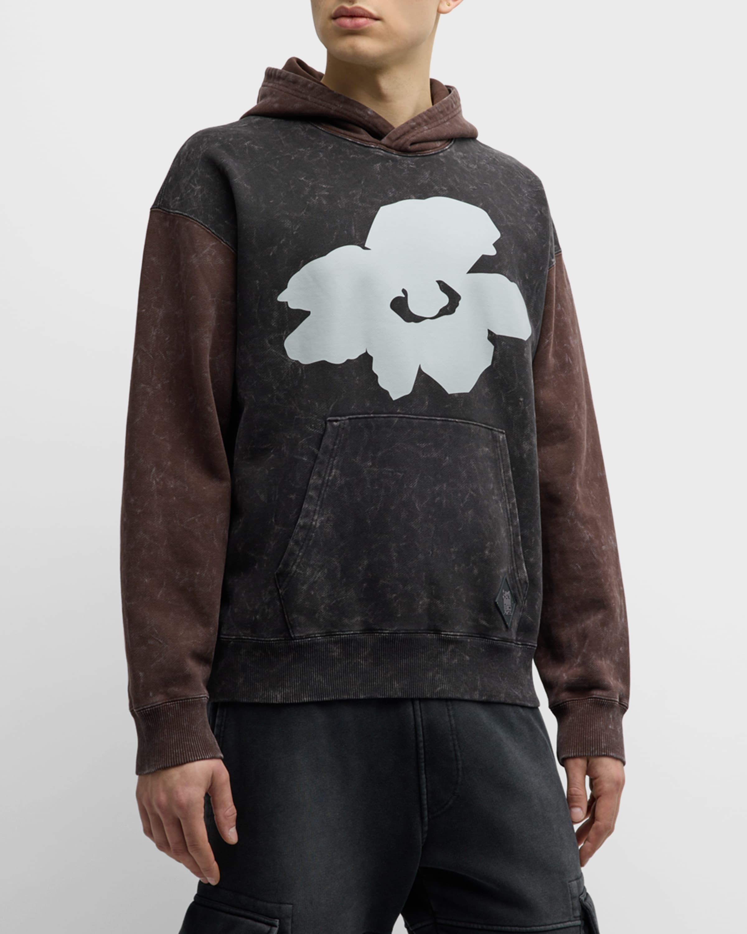 x P.A.M. Men's Colorblock Flower Hoodie - 2