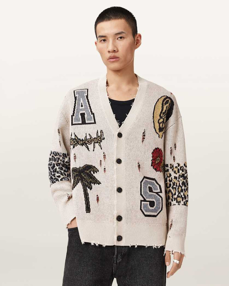 FOXX JACQUARD OVERSIZED CARDIGAN 7