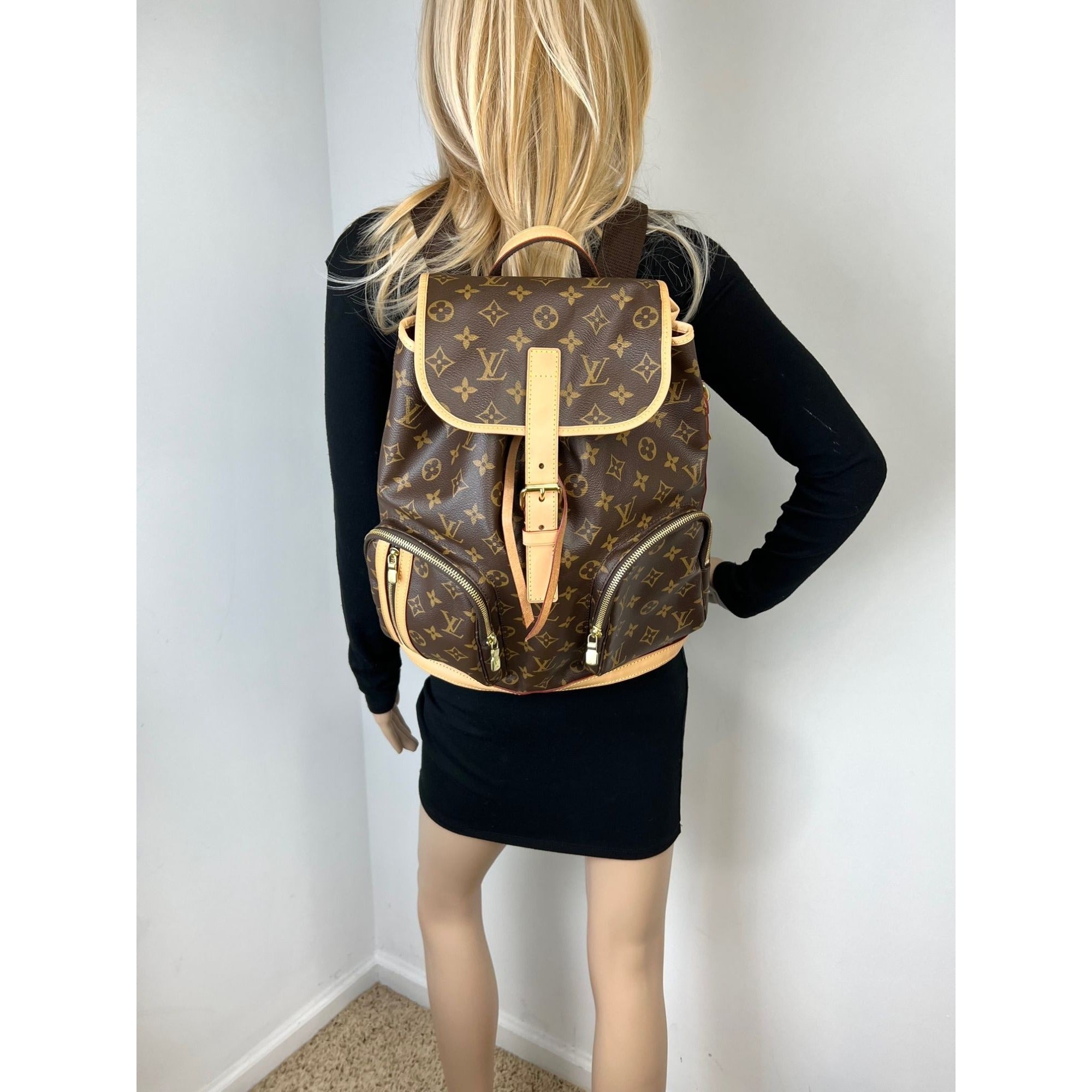 LOUIS VUITTON Bosphore Monogram Canvas Backpack - 4