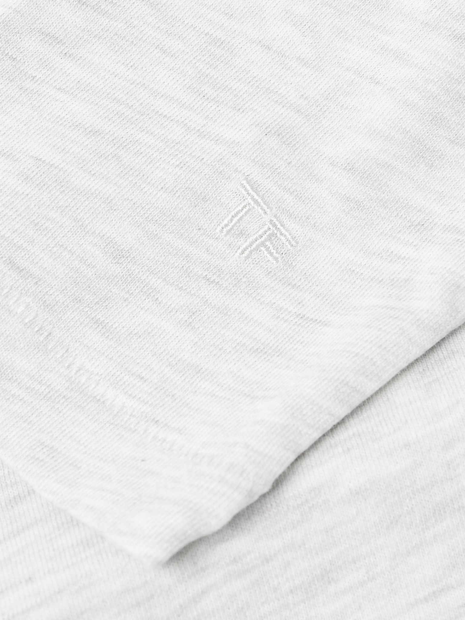 Cotton-Blend Jersey T-Shirt Gray - 5