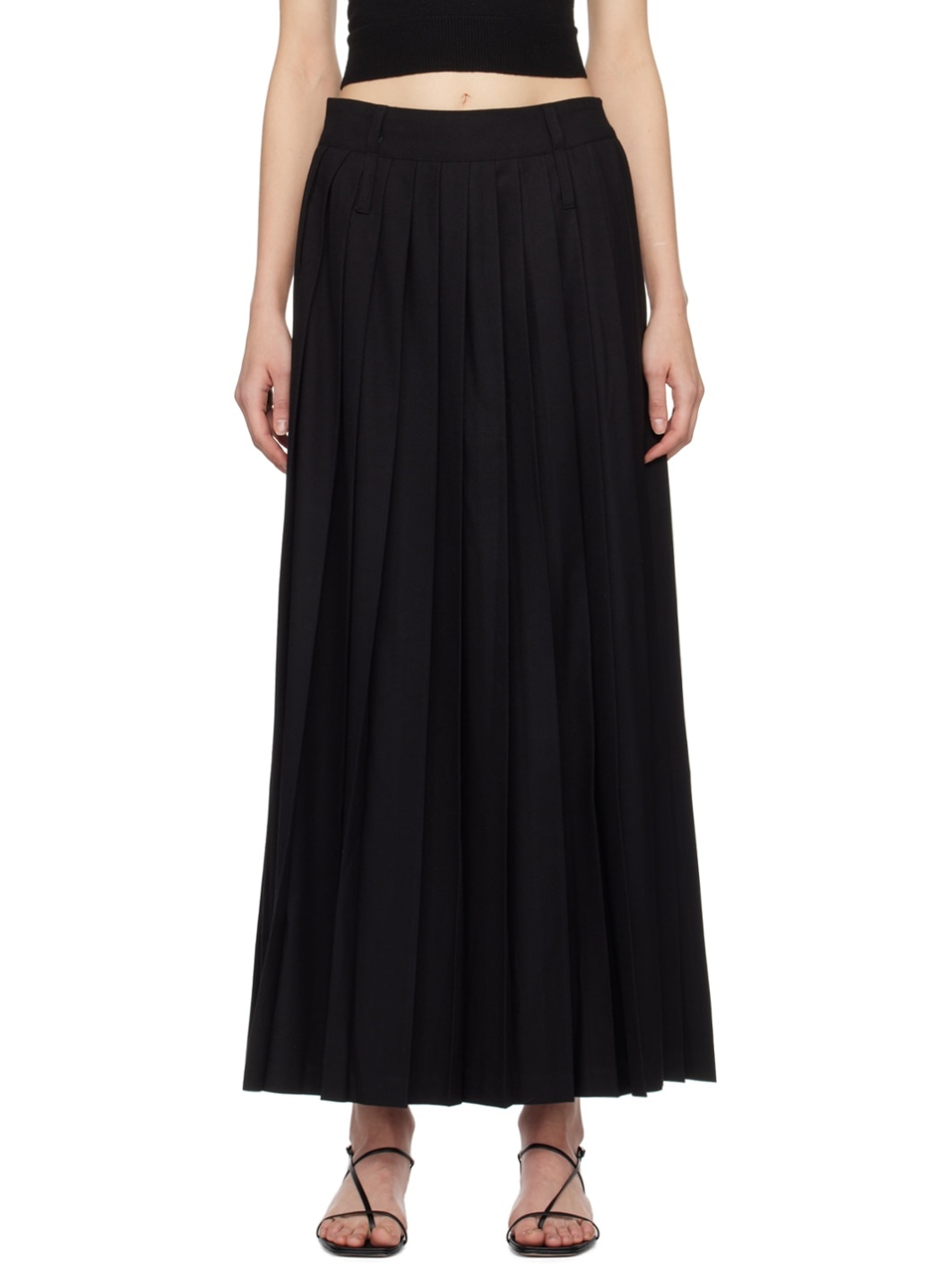 Black Bailey Maxi Skirt - 1