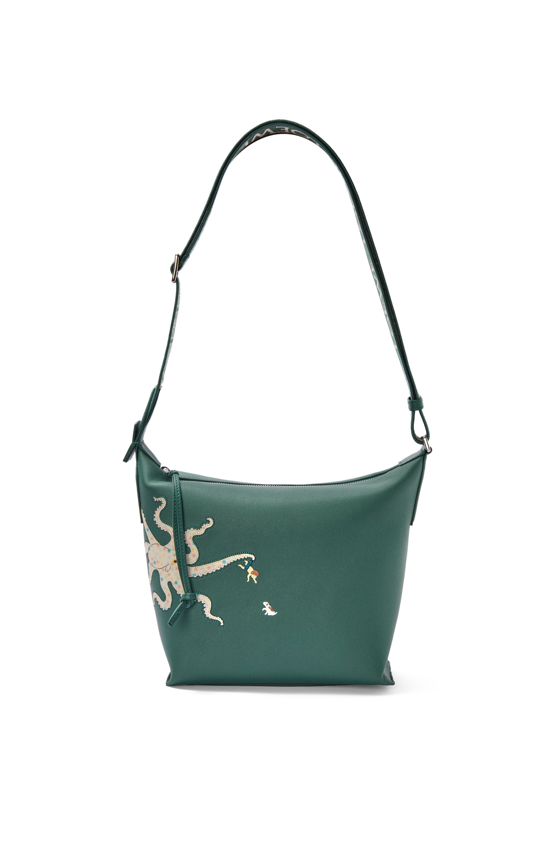 Octopus small Cubi crossbody bag in classic calfskin - 2