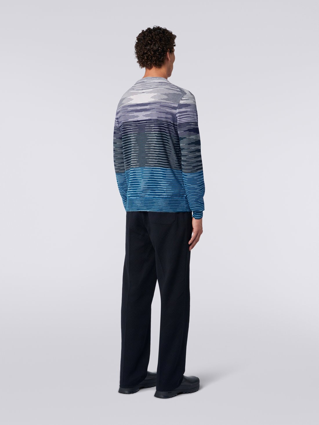 Slub wool crew-neck pullover - 4