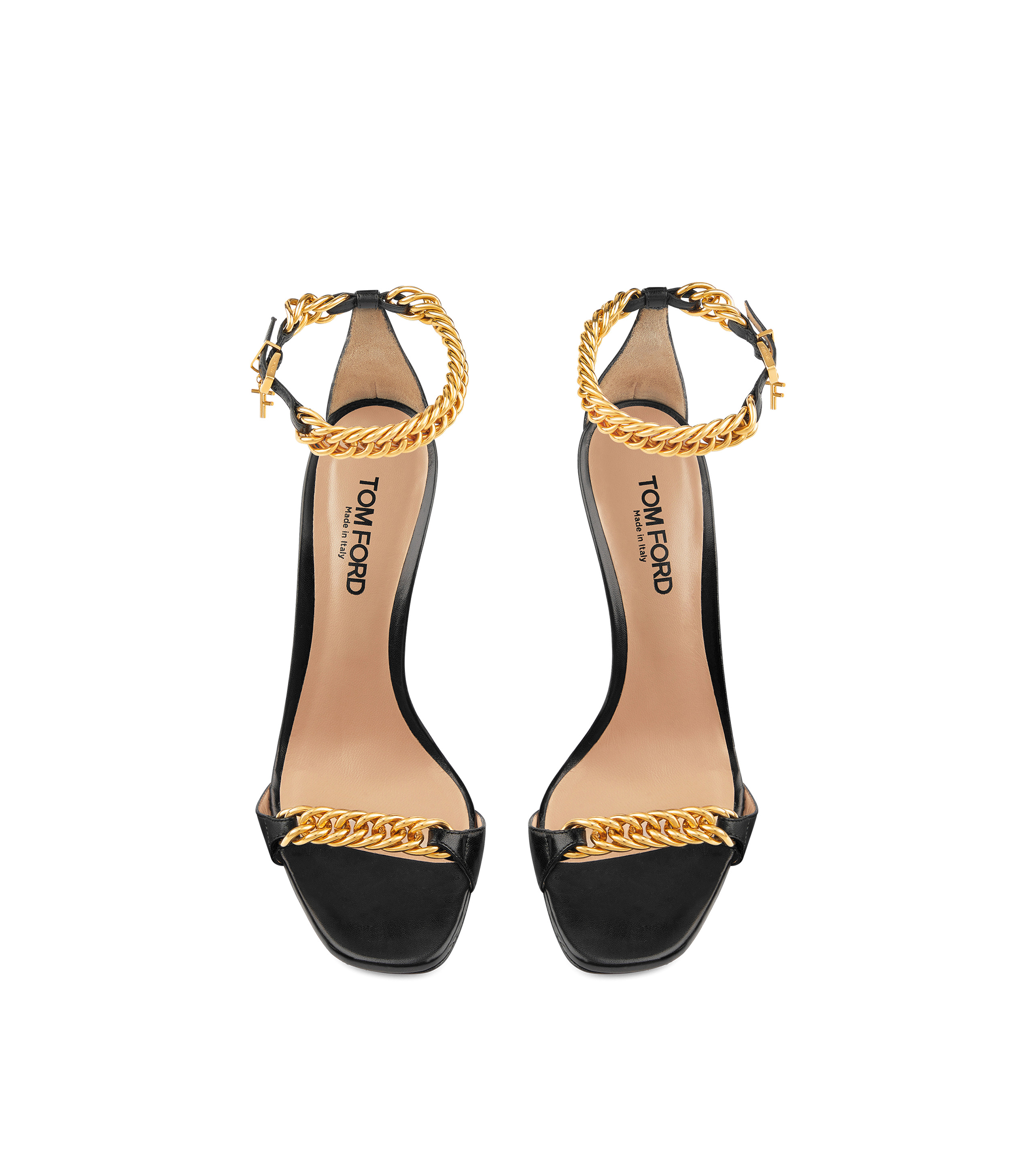 SHINY LEATHER ZENITH SANDAL - 4