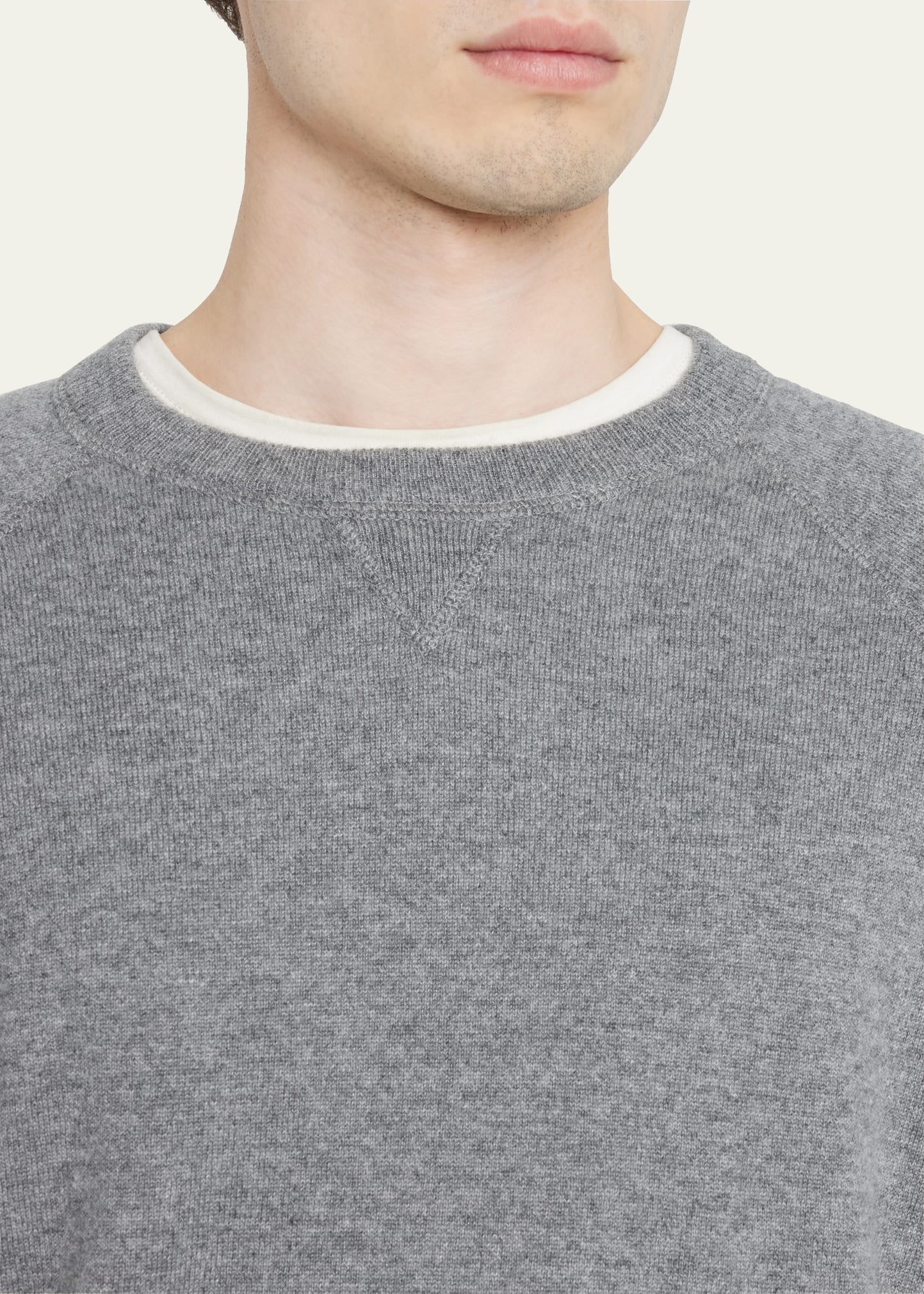 Men's Cashmere Crewneck Sweater - 5