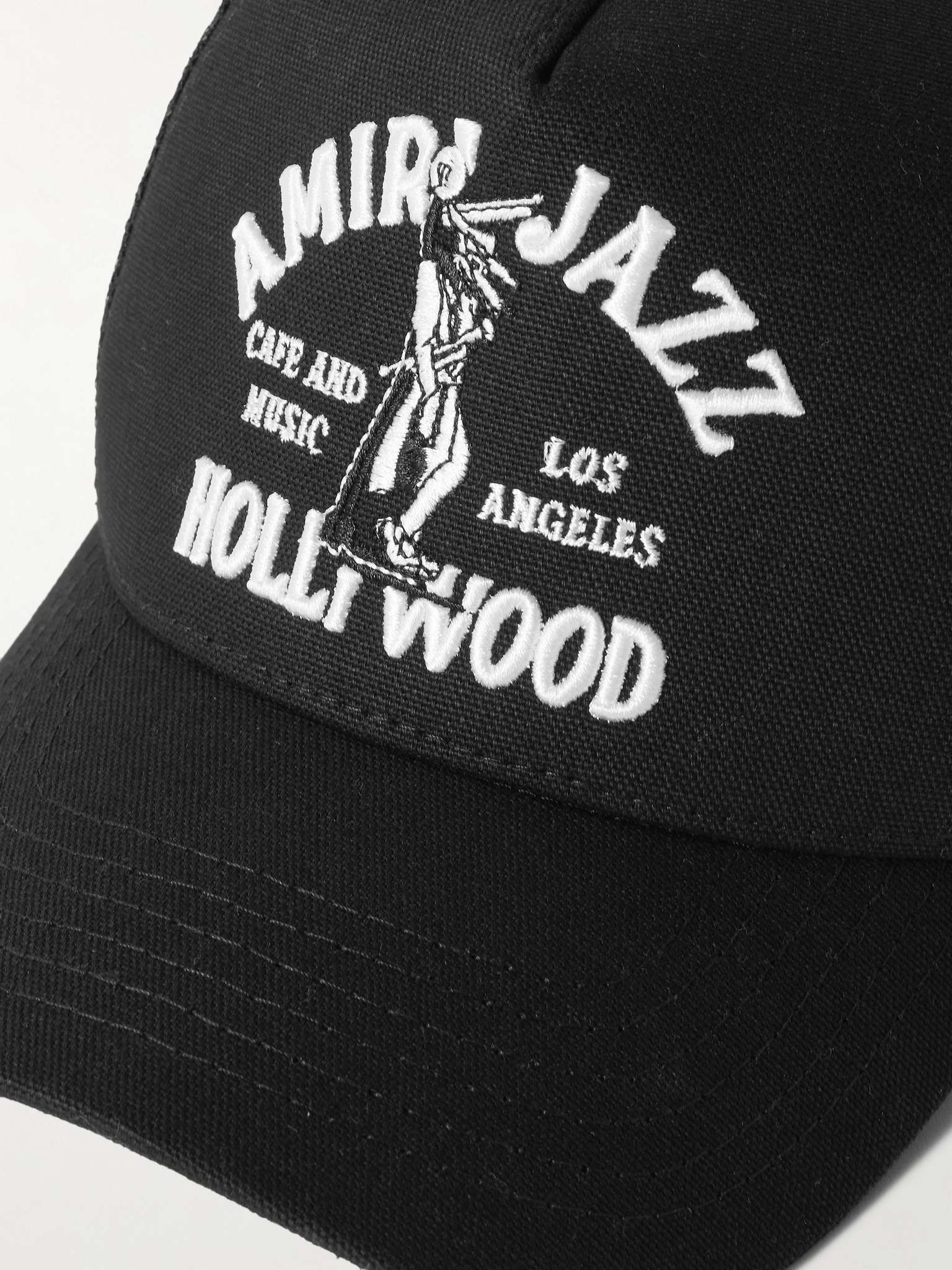 Logo-Embroidered Cotton-Canvas and Mesh Trucker Cap - 4