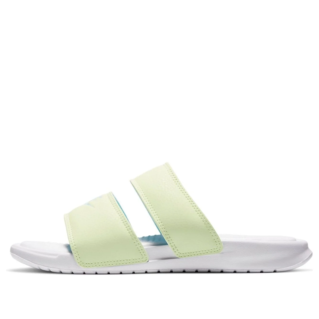 (WMNS) Nike Benassi Duo Ultra Slide White/Yellow 819717-111 - 1