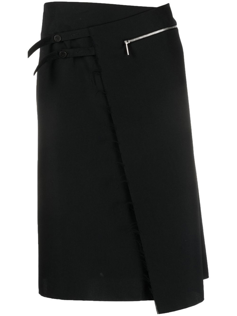 asymmetric wrap skirt 1