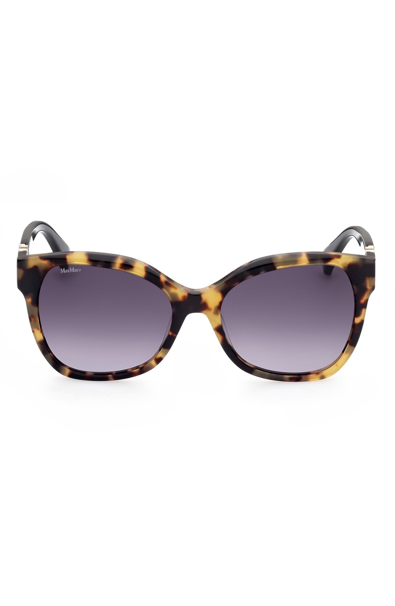 Max Mara Butterfly 56mm Gradient Cat Eye Sunglasses in Havana/Other /Gradient Smoke at Nordstrom - 1