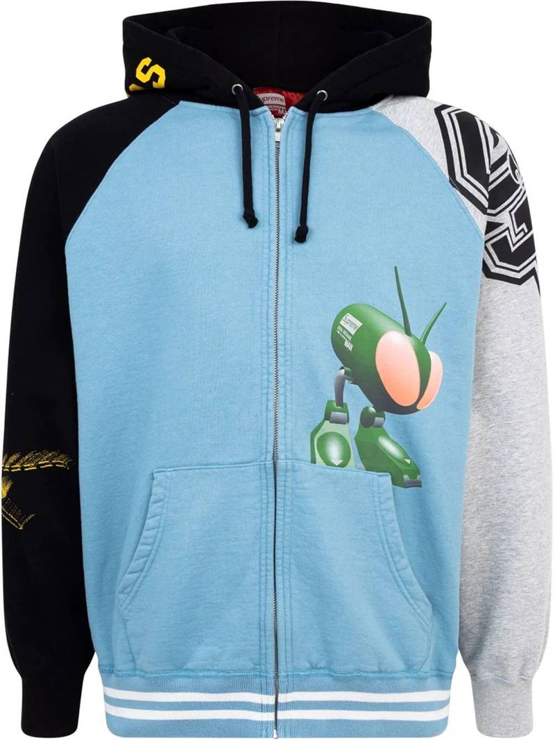 x Junya Watanabe zip-up hoodie 1