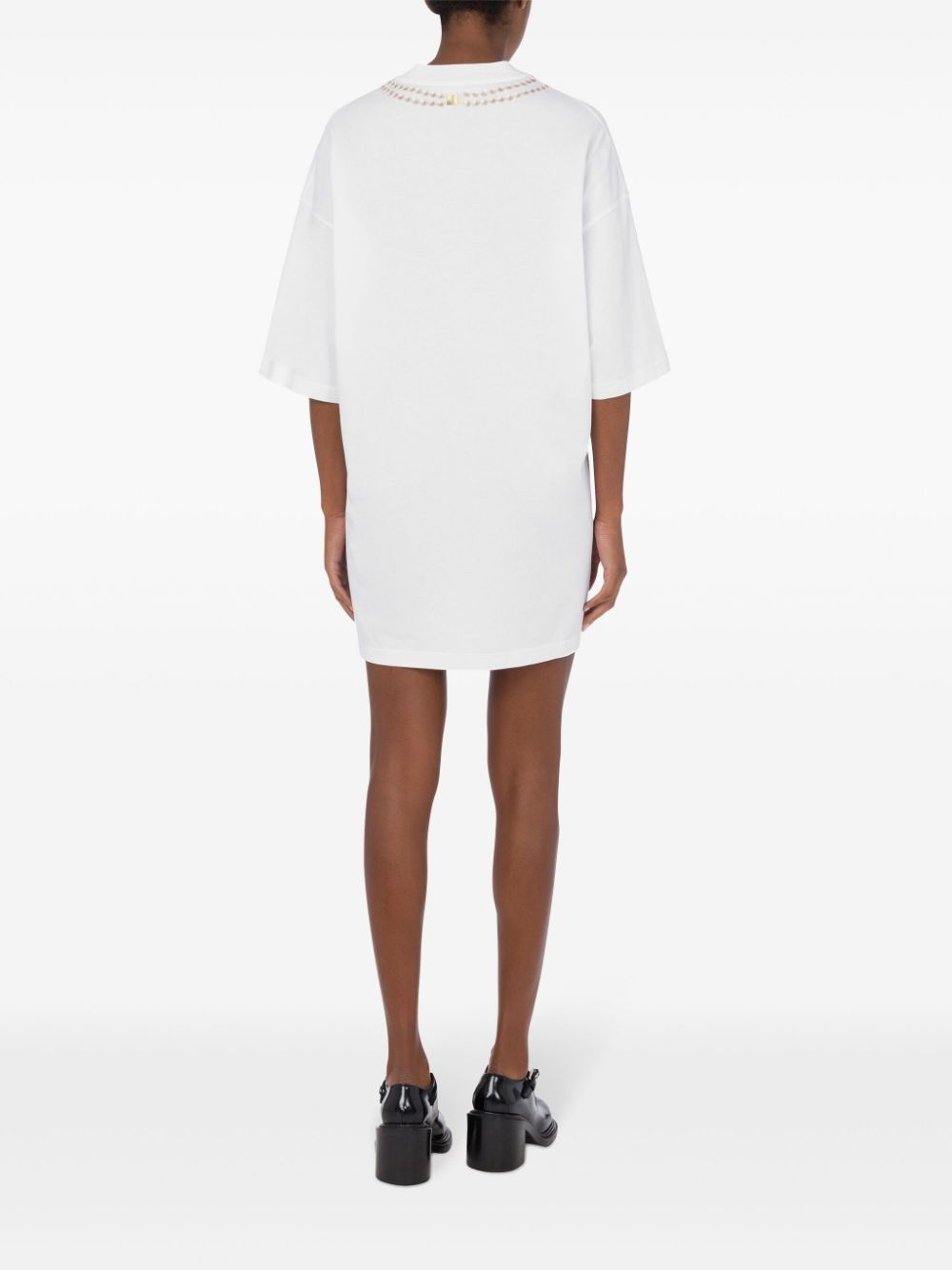 logo-print mini dress - 3