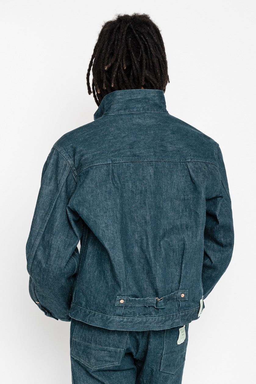 KAPITAL INDIGO No.4 ダークグリーン デニムジャケット Kapital No.4 Plant Dyed Denim 1st JKT | Canoe Club