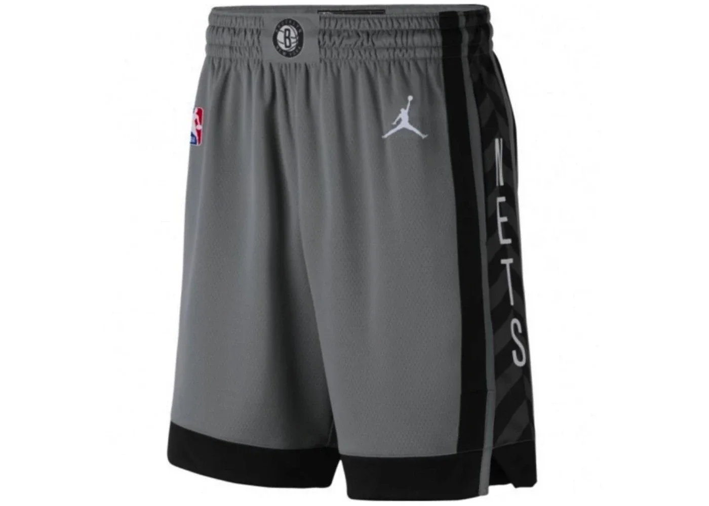 Nike Air Jordan Brooklyn Nets Shorts Grey - 1