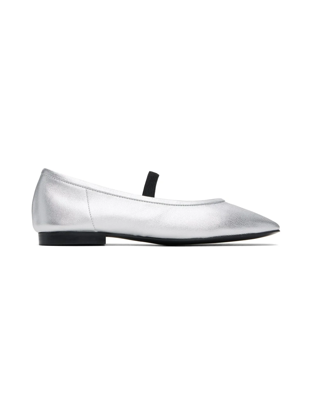 Silver Katharina Ballerina Flats - 1