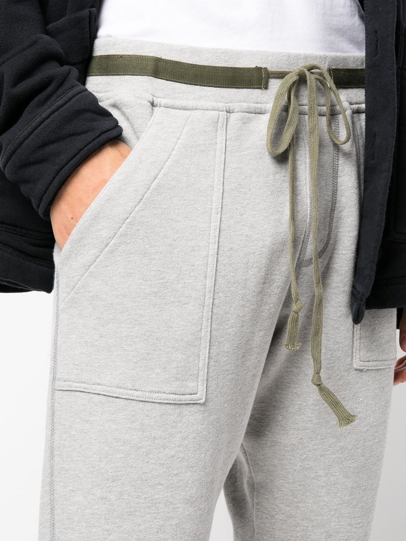 Basic drawstring track pants - 5