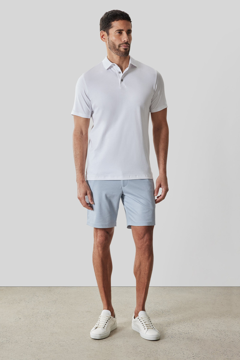 ROBERT BARAKETT The Barakett Textured Collar Polo outlook