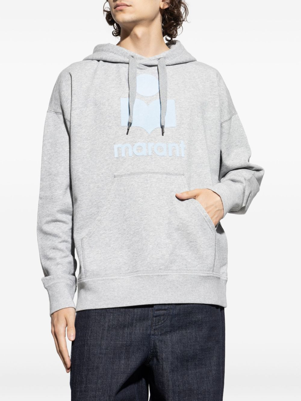 logo-print hoodie - 3