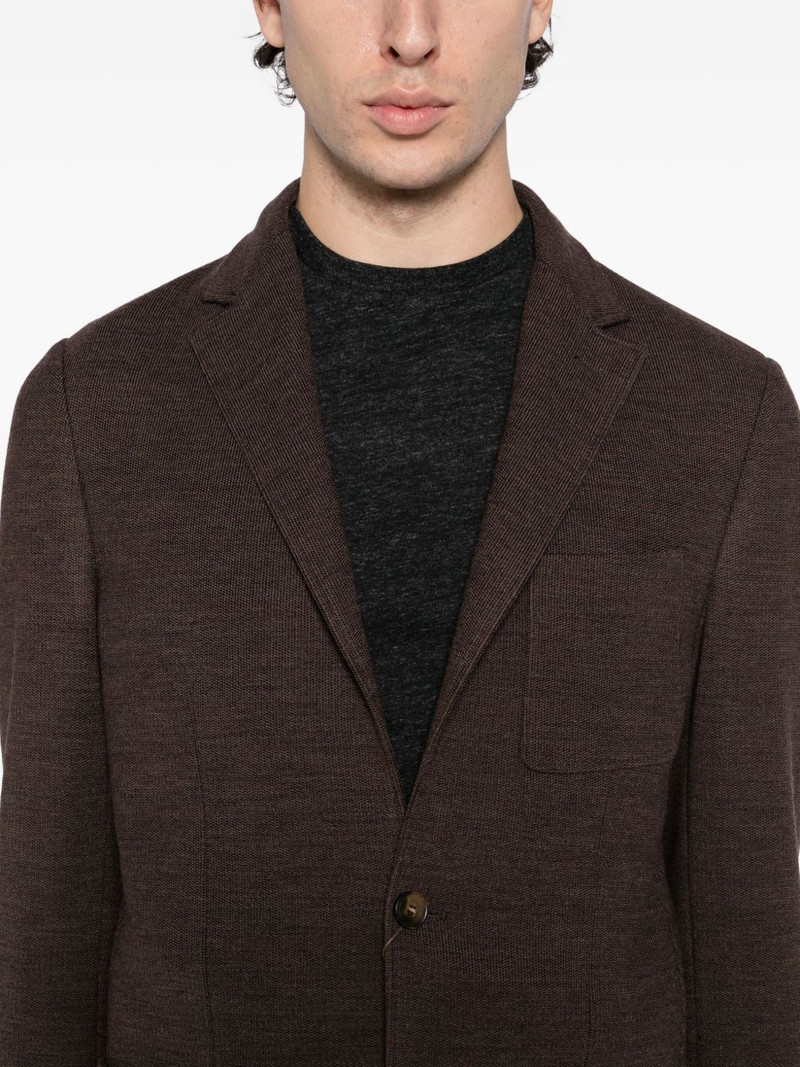 single-breasted knitted blazer 5