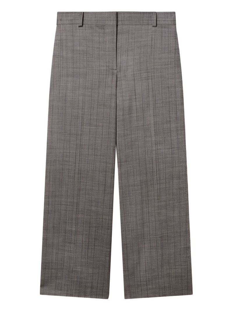 wool checked trousers 1