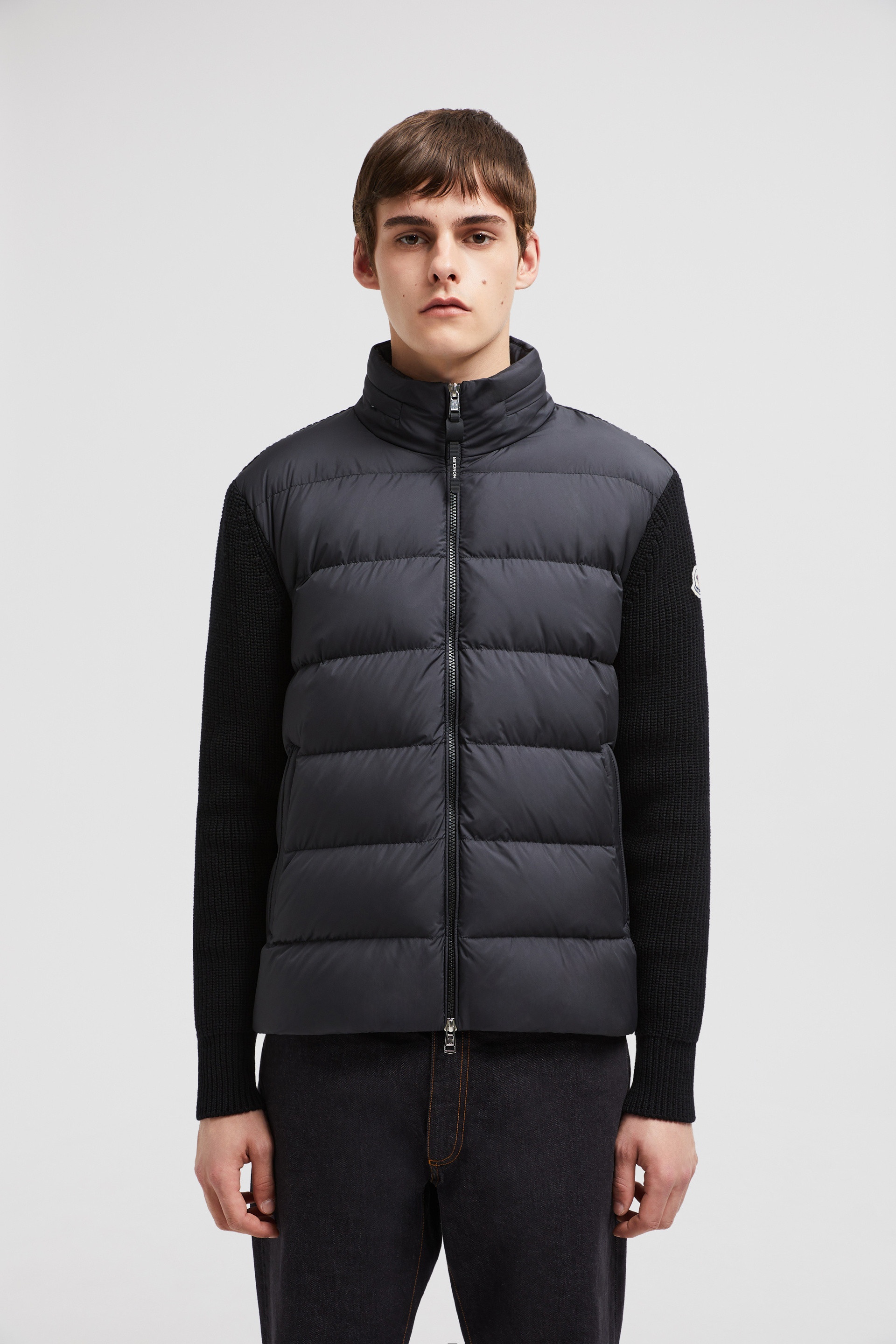 Moncler Padded Wool Zip-Up Hoodie | REVERSIBLE