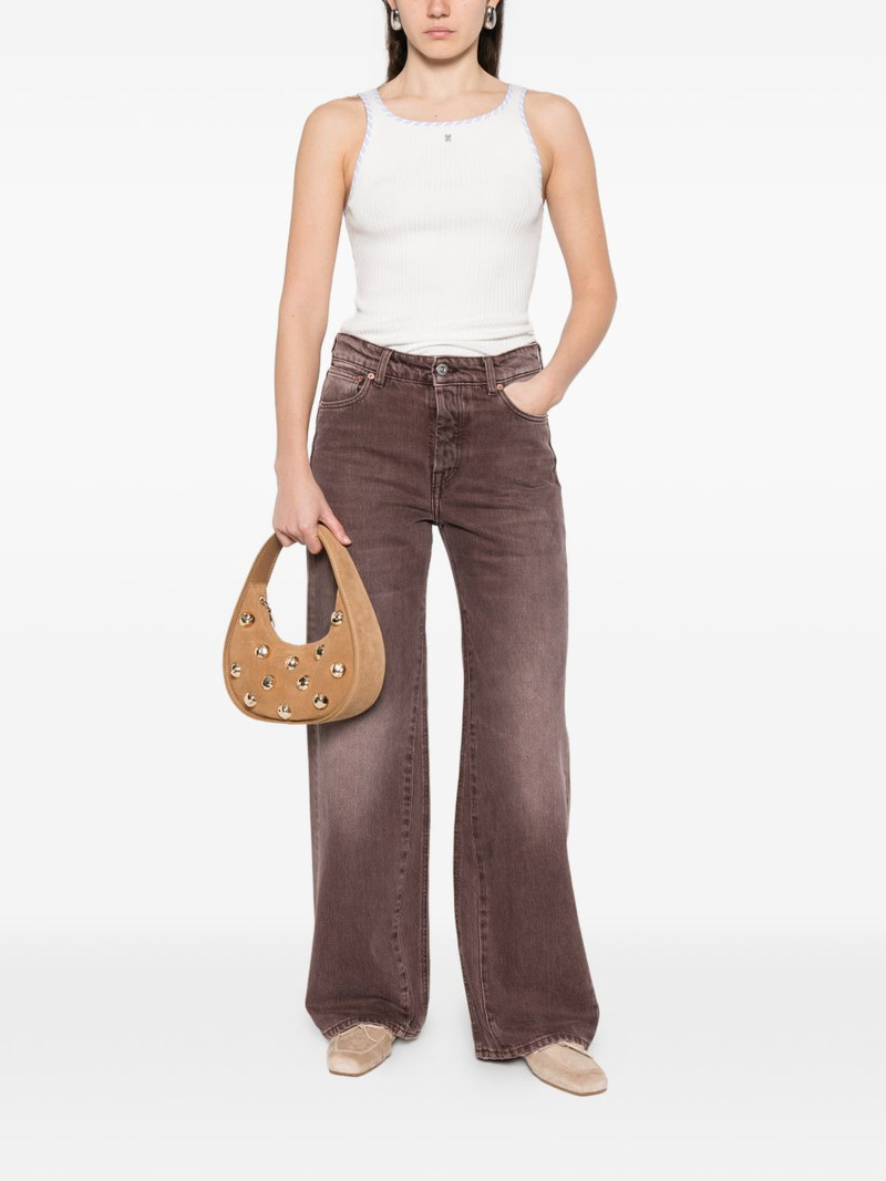 Sandro striped knitted top outlook