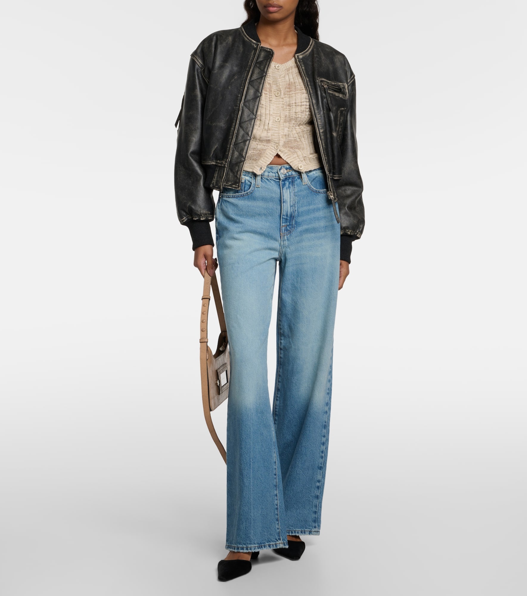 Le Jane high-rise wide-leg jeans - 2