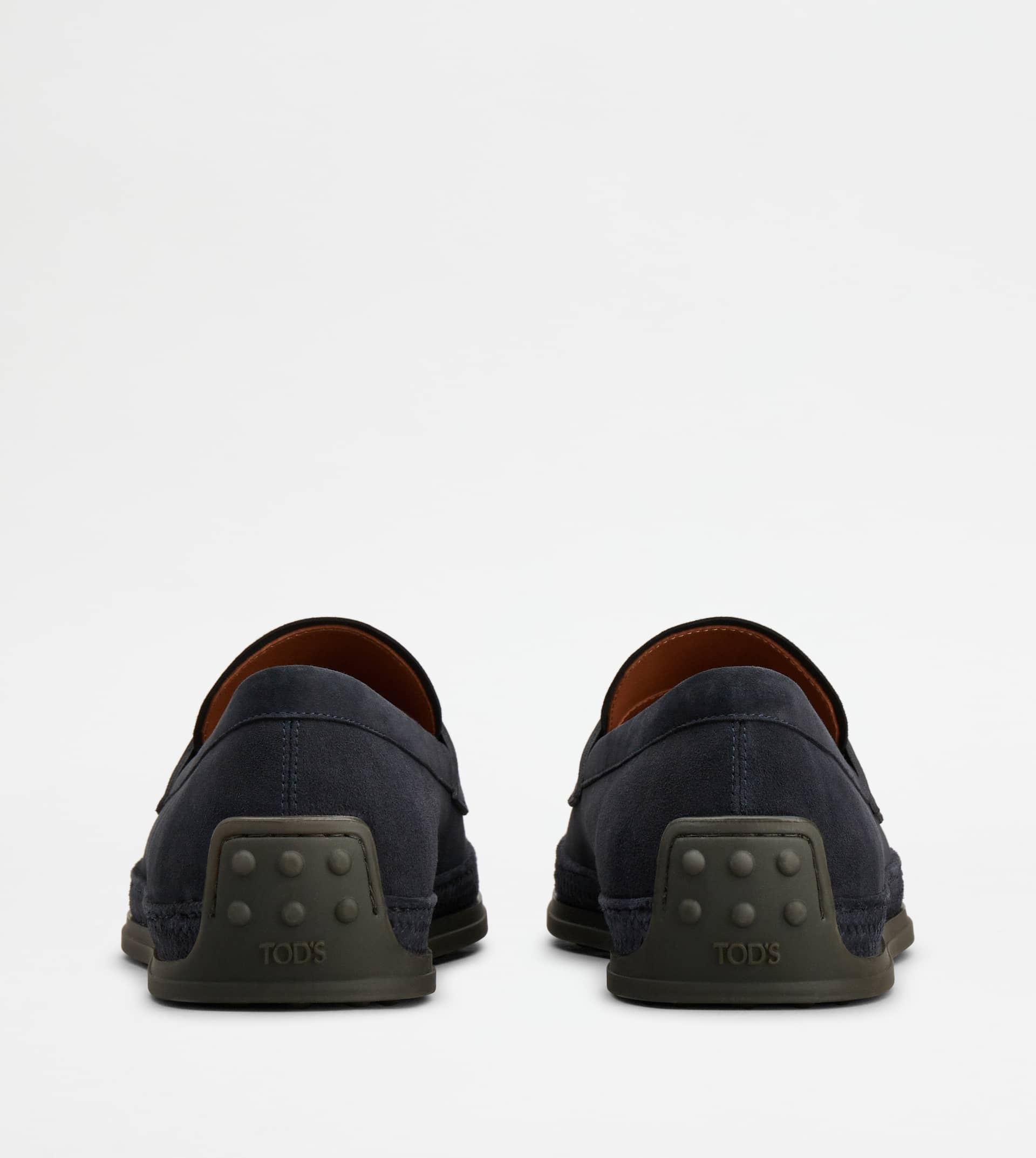 LOAFERS IN SUEDE - BLUE - 3