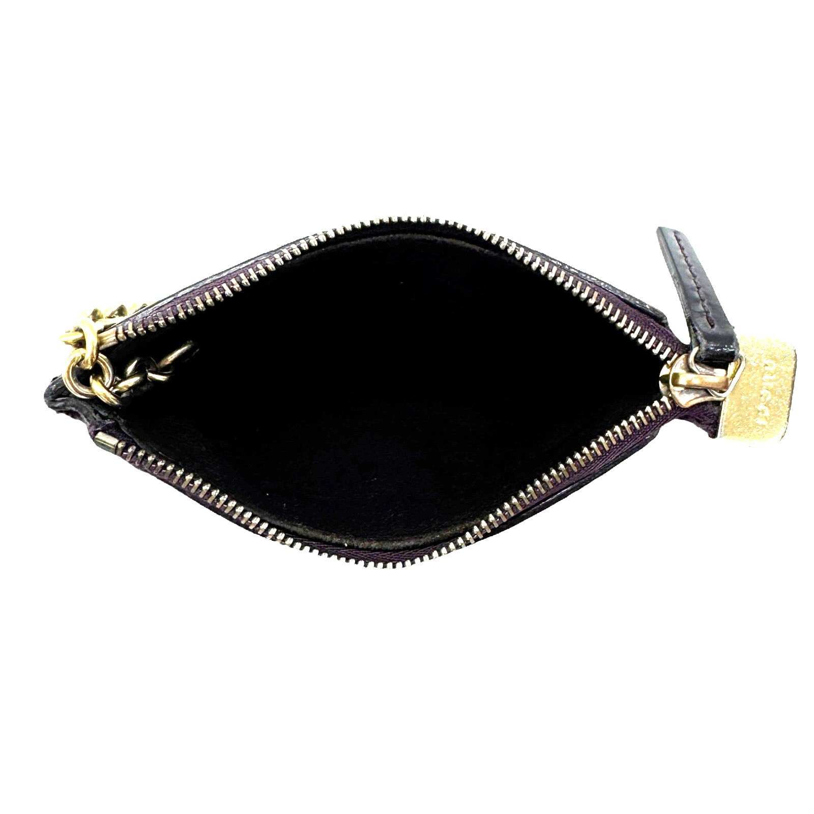 Gucci Key Pouch Cles - GG MicroGuccissima Patent Purple - 5