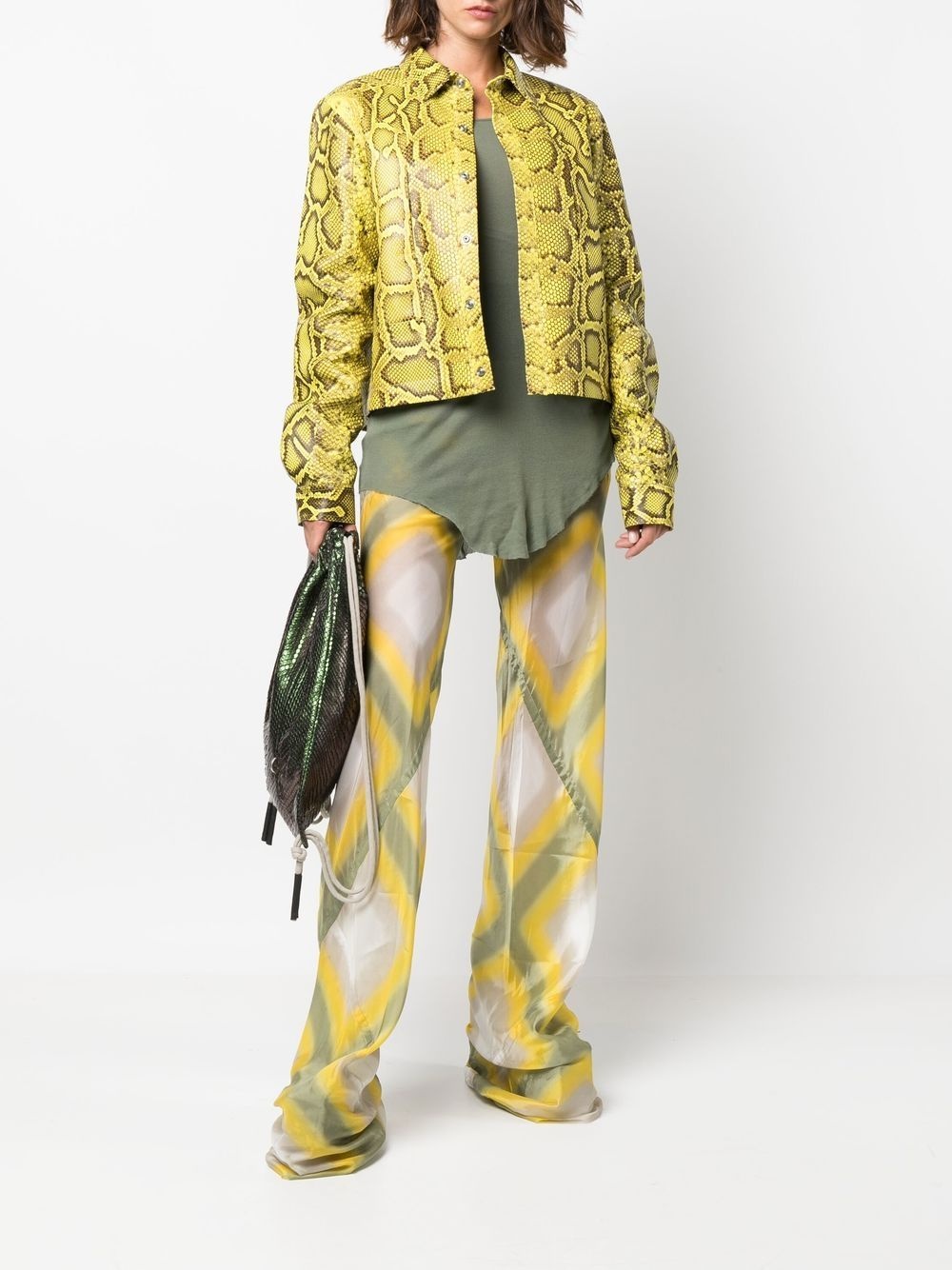 all-over graphic-print trousers - 2