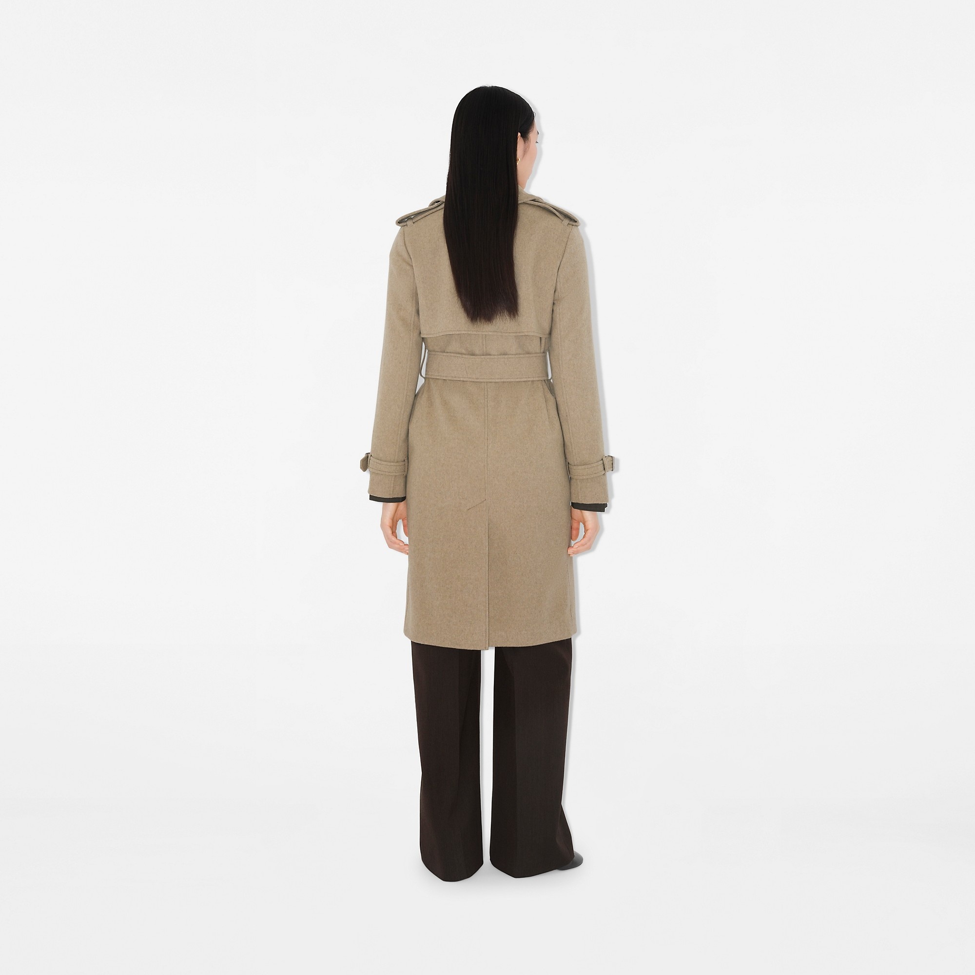 Cashmere Trench Coat - 4
