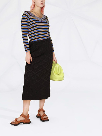 Andersson Bell striped rib-knit jumper outlook