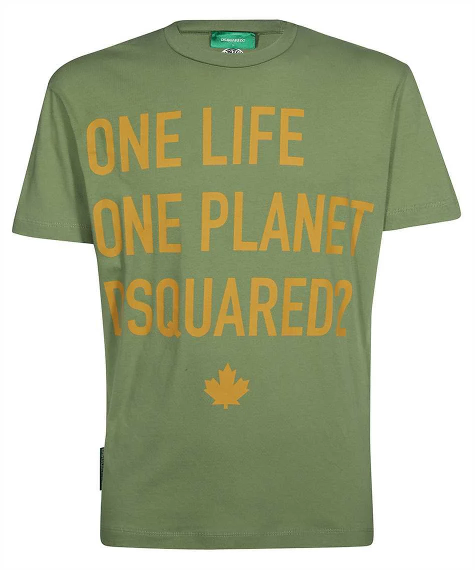 DSQUARED2 LOGO COTTON T-SHIRT - 1