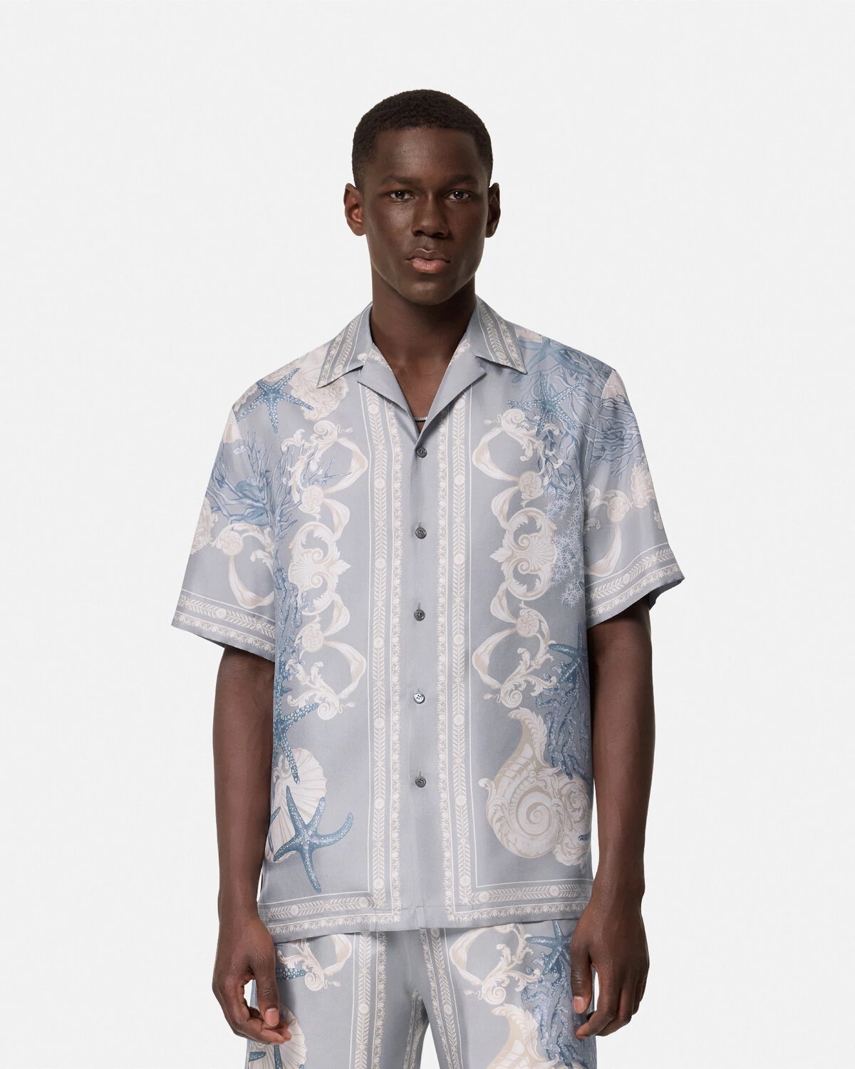 Barocco Sea Silk Shirt - 4