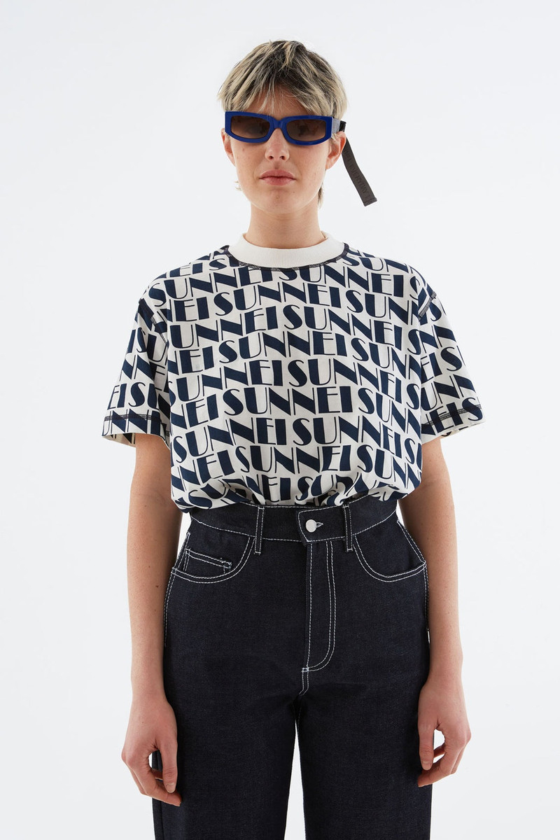 REVERSIBLE NAVY & WHITE LOGO T-SHIRT 5