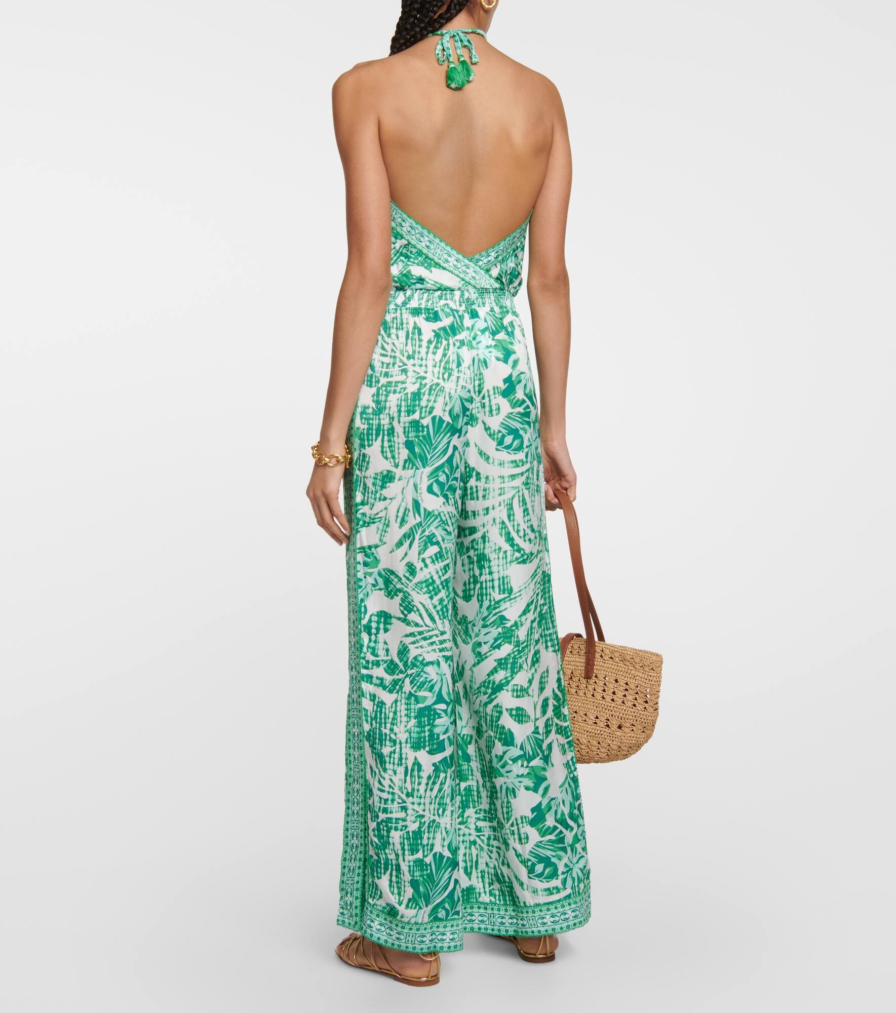 Isabelle printed halterneck jumpsuit - 3