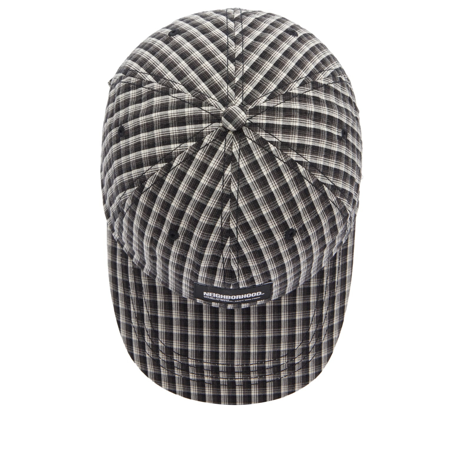 Neighborhood Gingham Hombre Check Dad Cap - 3