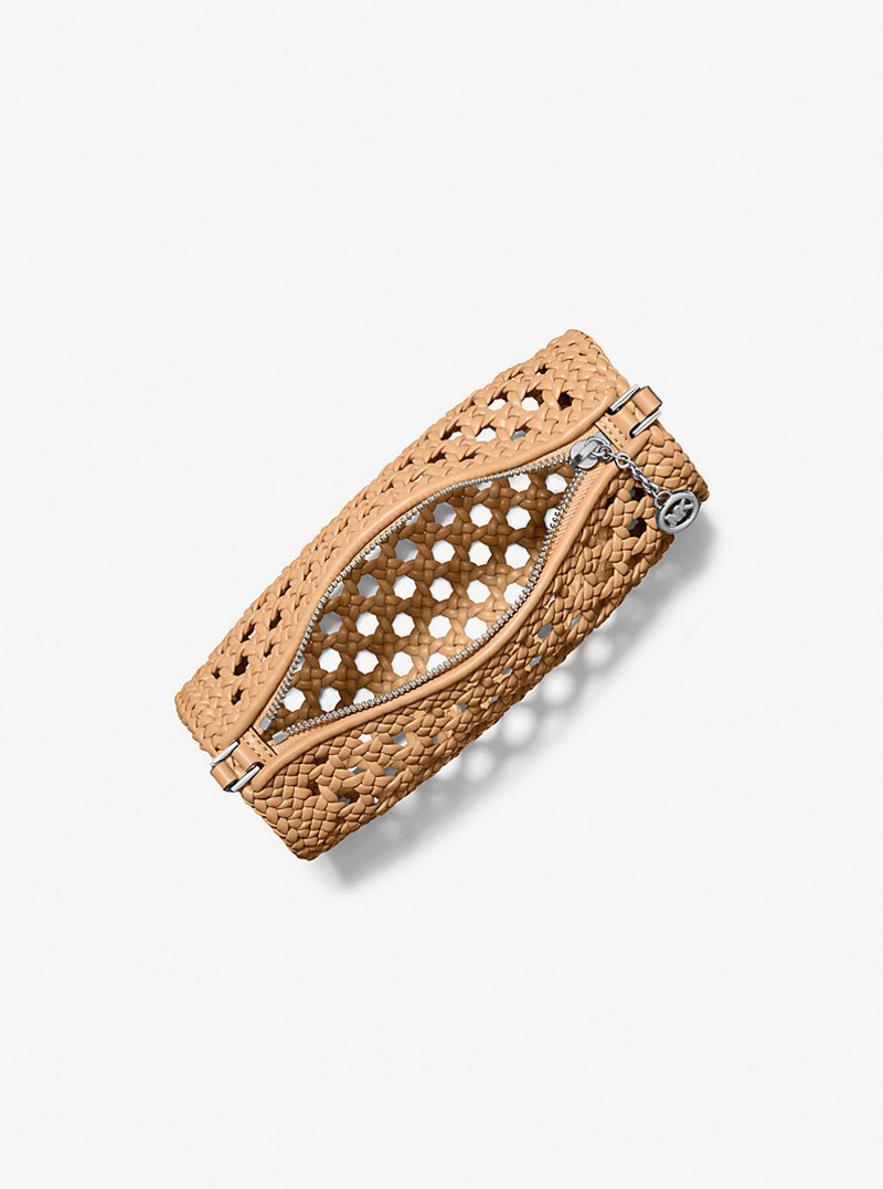 MICHAEL KORS Izzy Small Crocheted Barrel Pochette outlook