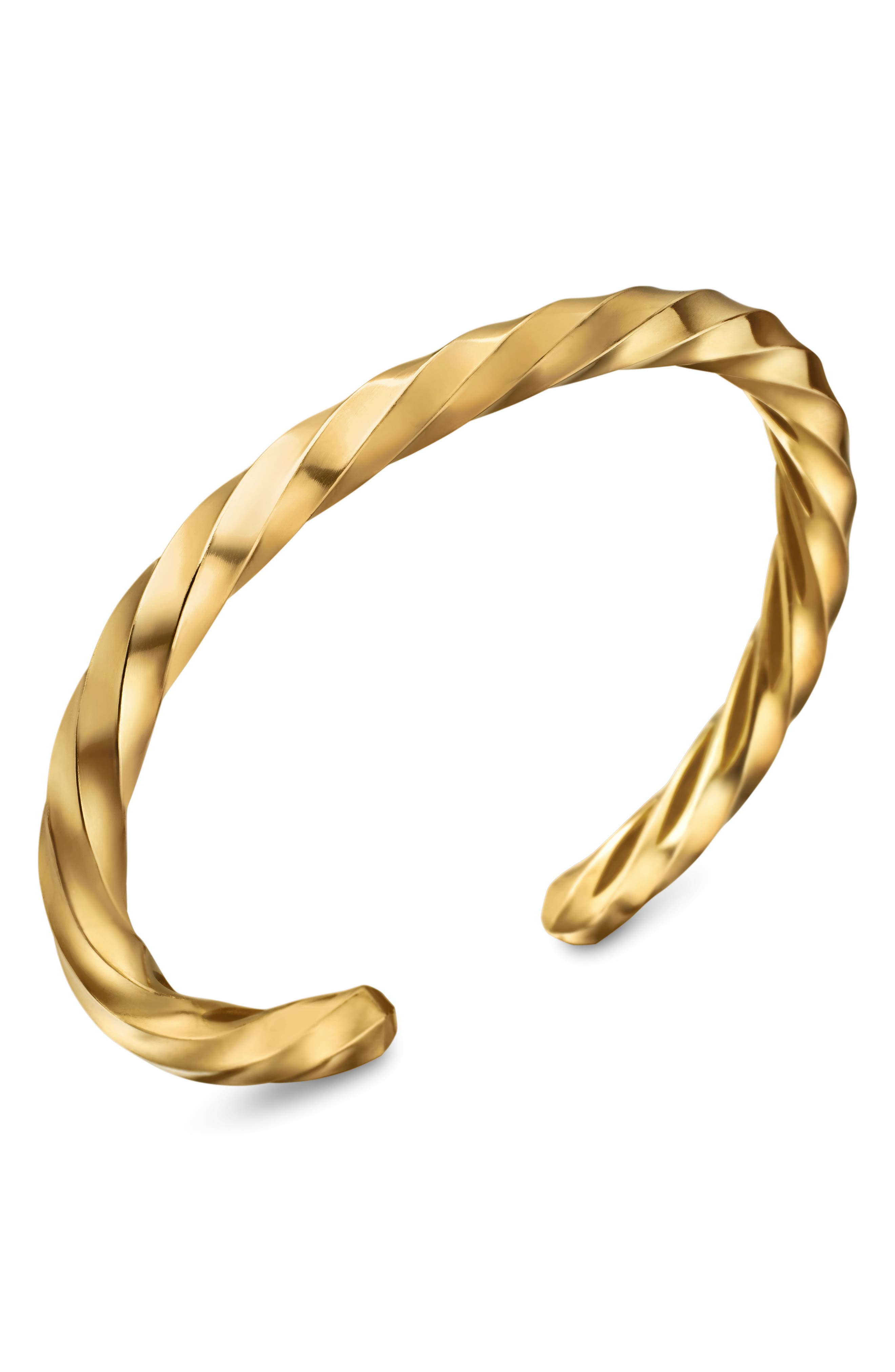 David Yurman Cable Edge® Cuff Bracelet in 18K Yellow Gold, 5.5mm in 18K Gold Recycled at Nordstrom - 3