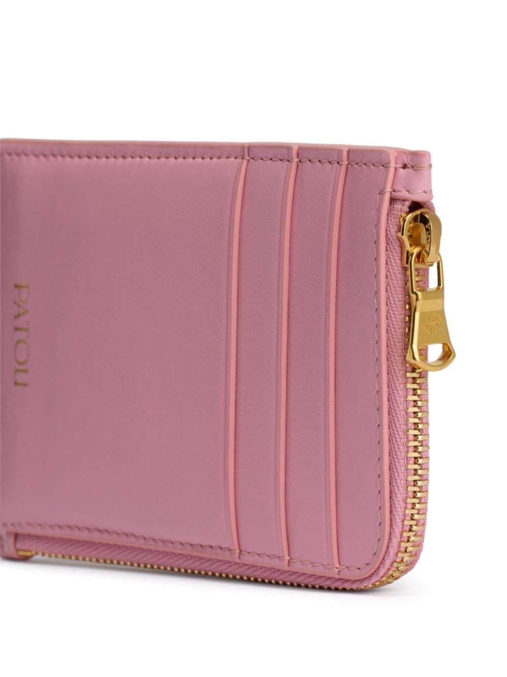 logo-stamp leather cardholder - 2