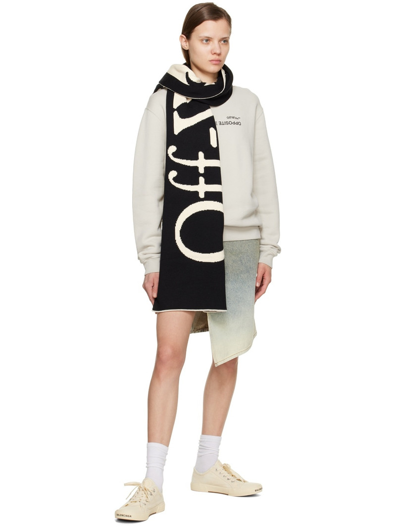 Off-White Gray 'Exactly The Opposite' Sweatshirt outlook