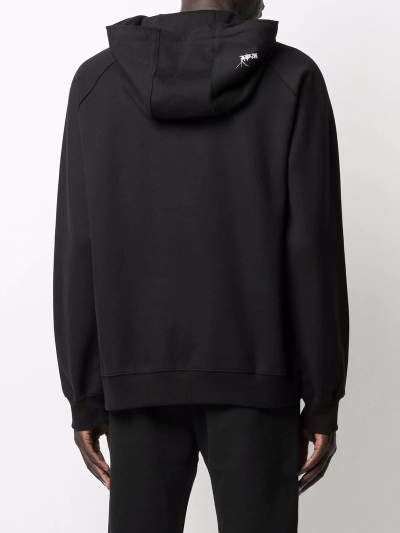 logo drawstring hoodie 5